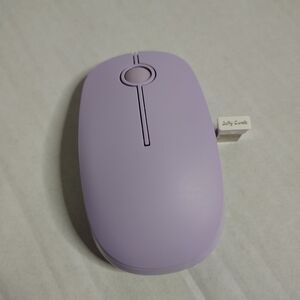 Jelly Comb 2.4G Slim Wireless Mouse with Nano Receiver Less Noise Portable Mob